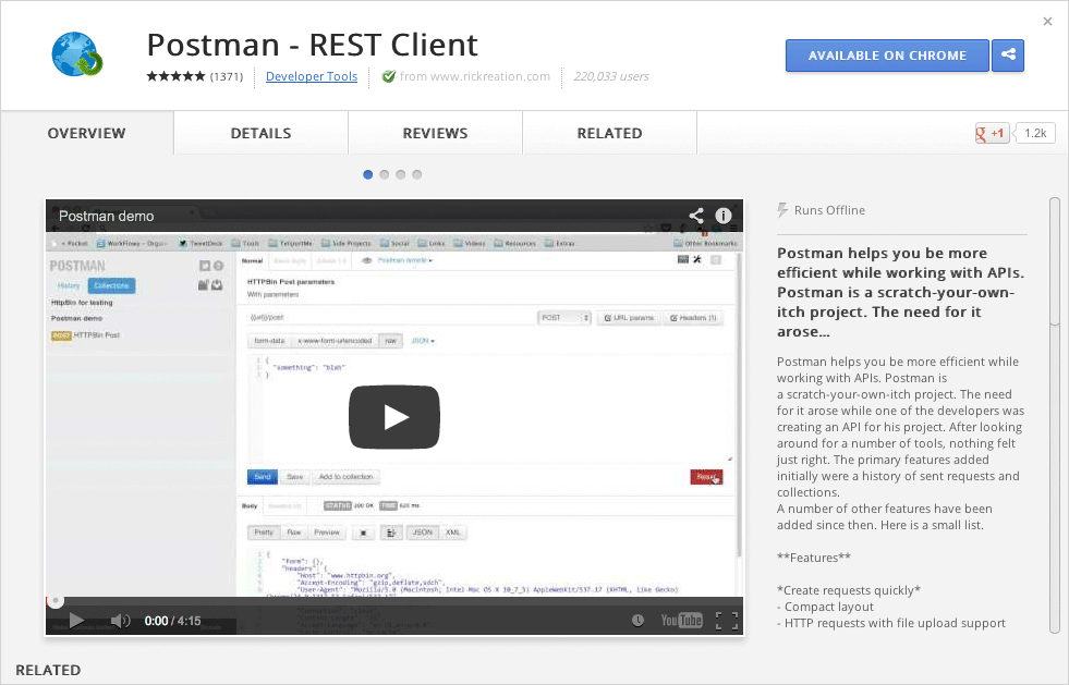 Postman REST Client