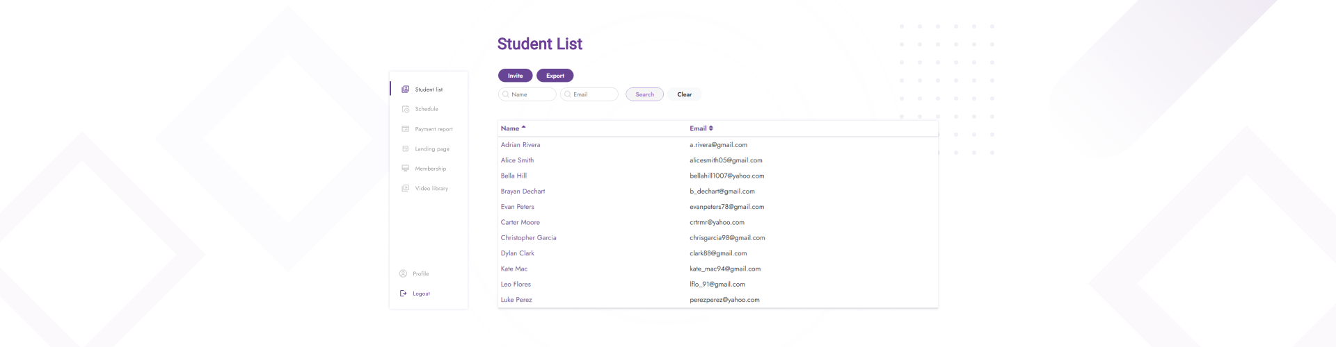 Student List