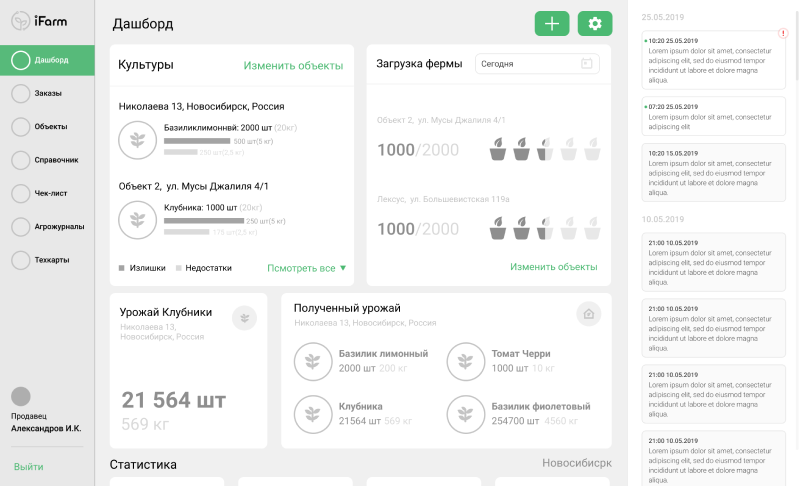 The prototype for iFarm project