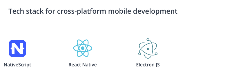 Tech stack for cross-platform development